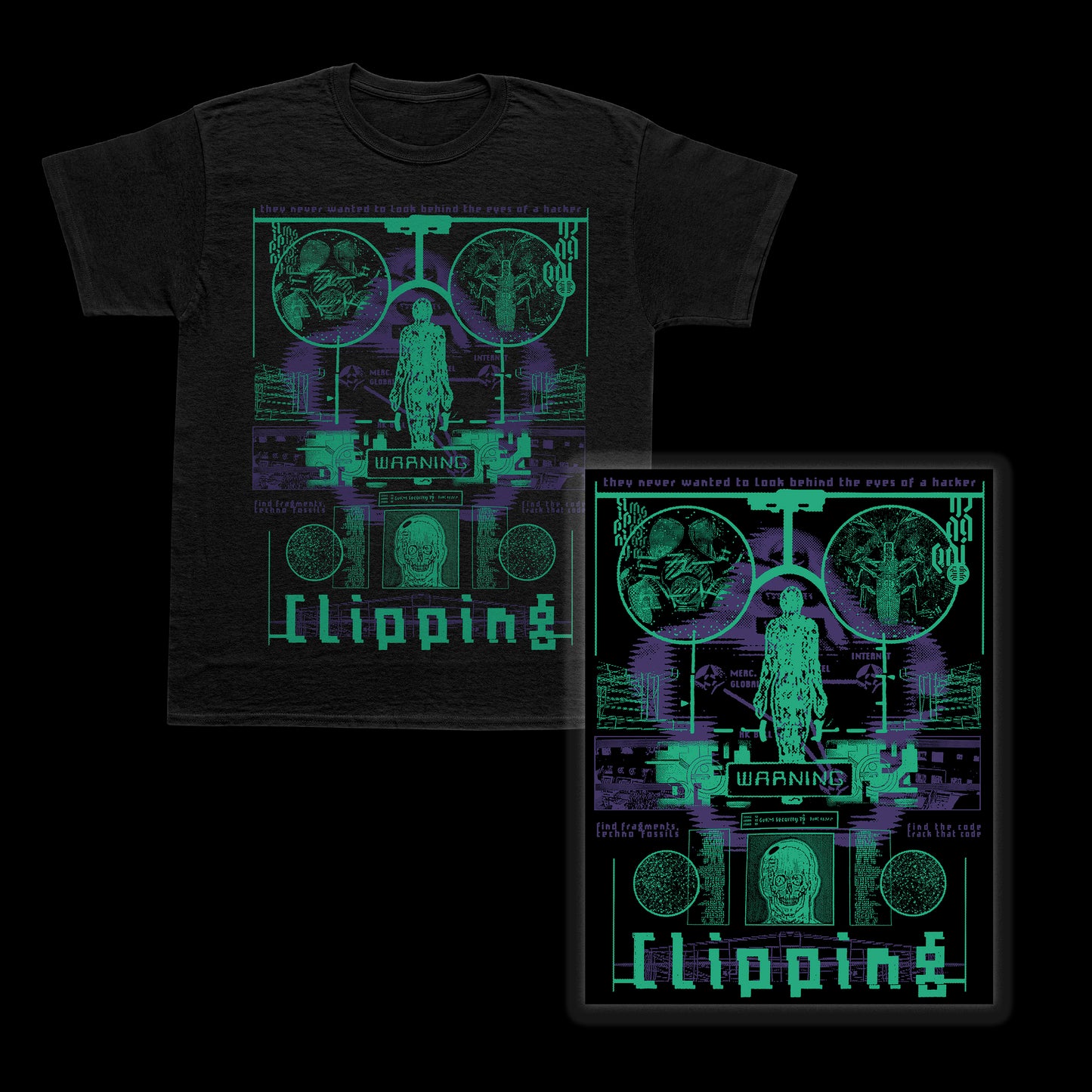 Cyber Hacker Tee & Poster Bundle (Pre-Order)