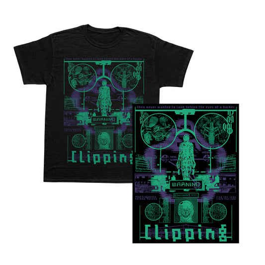 Cyber Hacker Tee & Poster Bundle